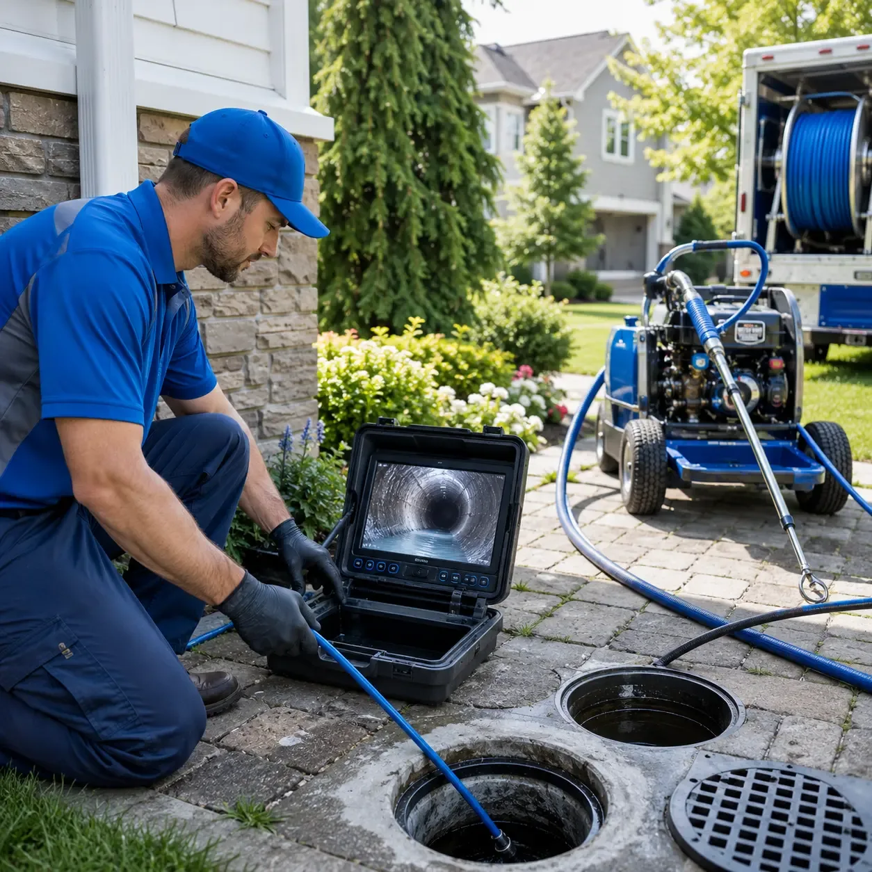 Outdoor drain cleaning professionals serving Lost City, WV